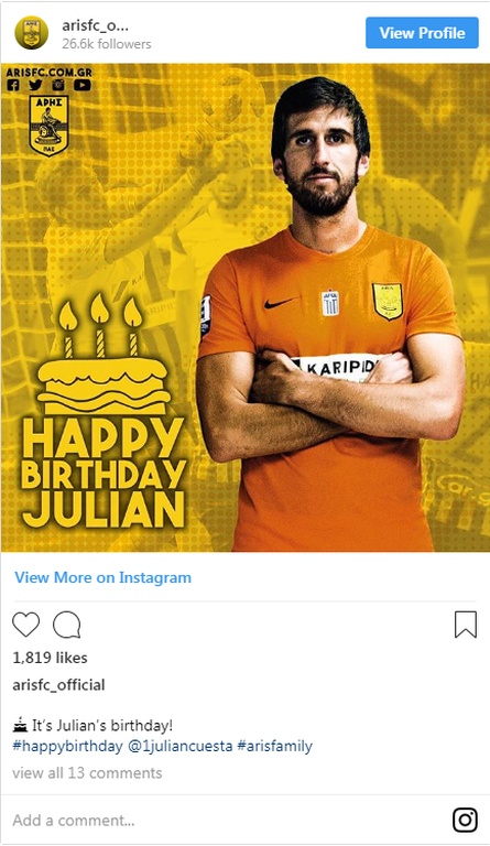 Άρης: Οι ευχές στον Κουέστα και οι… παντόφλες! (photos+videos)