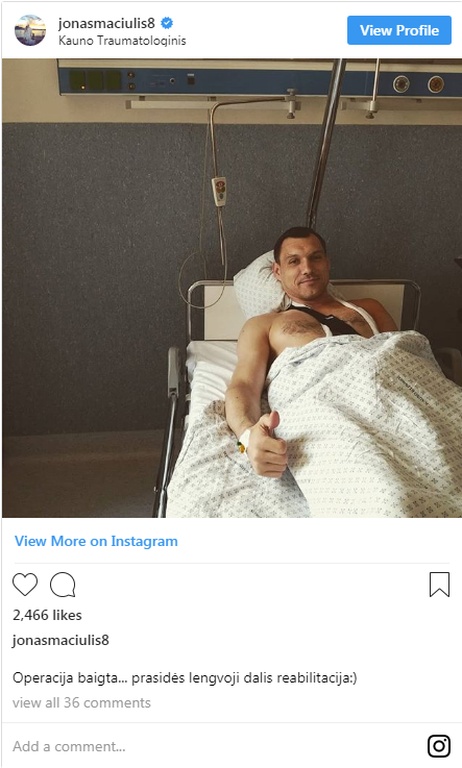 ΑΕΚ: Χειρουργήθηκε ο Ματσιούλις (photo)