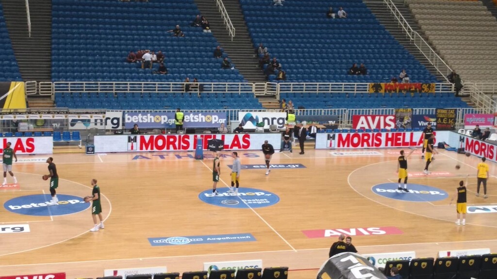 ΑΕΚ-Παναθηναϊκός ΟΠΑΠ: Το «πηγαδάκι» Καλάθη, Λαρεντζάκη πριν το τζάμπολ (video+photos)