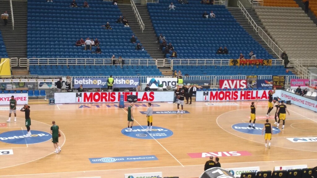 ΑΕΚ-Παναθηναϊκός ΟΠΑΠ: Το «πηγαδάκι» Καλάθη, Λαρεντζάκη πριν το τζάμπολ (video+photos)