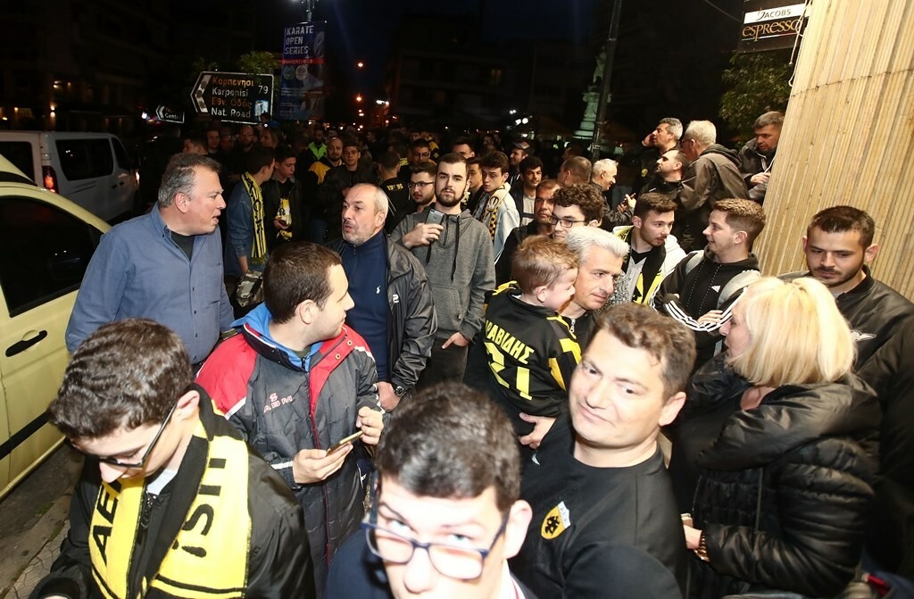 ΑΕΚ: Θερμή υποδοχή στη Λαμία (photos)