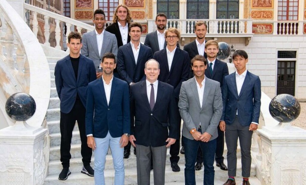 Με τον πρίγκηπα του Μονακό ο Τσιτσιπάς (photos+video)