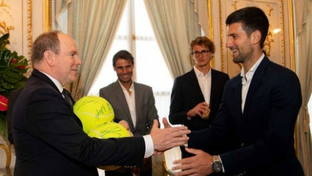 Με τον πρίγκηπα του Μονακό ο Τσιτσιπάς (photos+video)