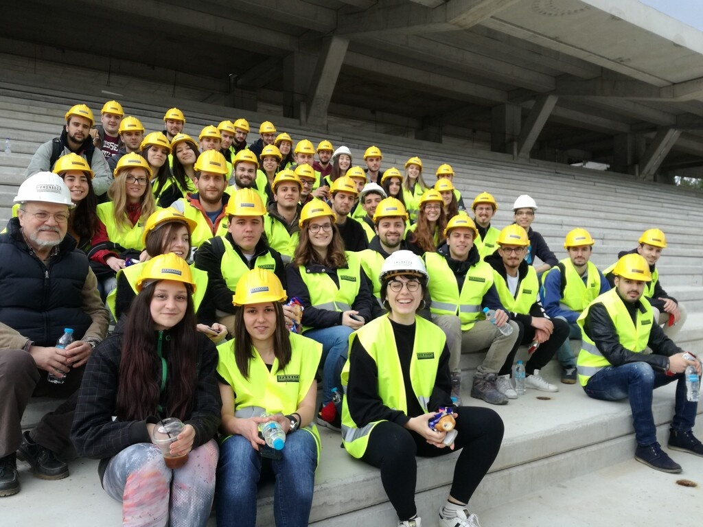 ΑΕΚ: Φοιτητές του Πολυτεχνείου στο εργοτάξιο της «Αγιά Σοφιάς» (photos)