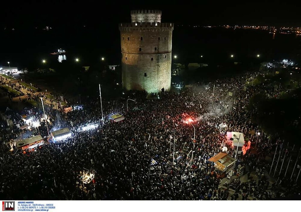 «Καίγεται» ο Λευκός Πύργος για τον πρωταθλητή ΠΑΟΚ! (photos)