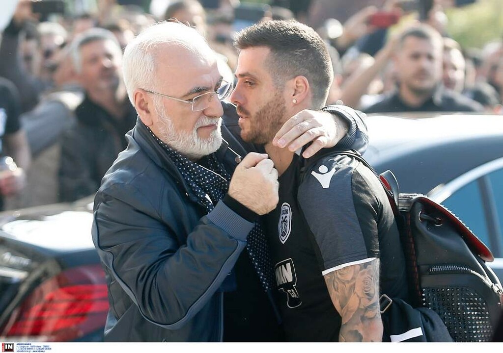ΠΑΟΚ-Λεβαδειακός: Ιβάν Σαββίδης-Βιεϊρίνια μια εικόνα χίλιες λέξεις! (photos)