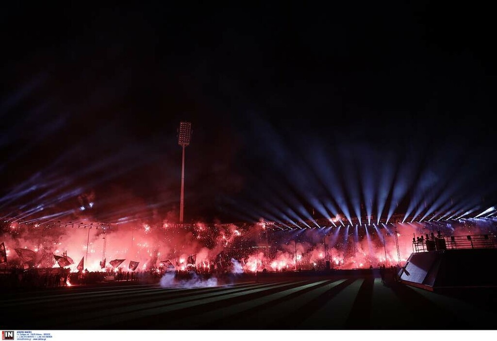ΠΑΟΚ: Η φιέστα άρχισε με εντυπωσιακό pyroshow! (photos)