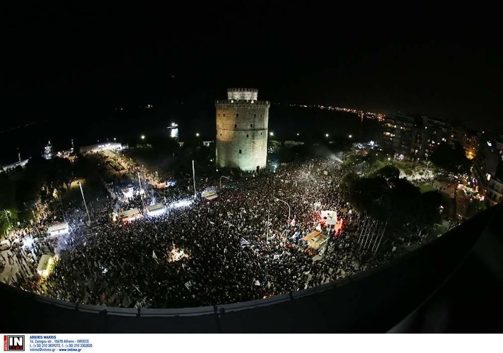 «Καίγεται» ο Λευκός Πύργος για τον πρωταθλητή ΠΑΟΚ! (photos)