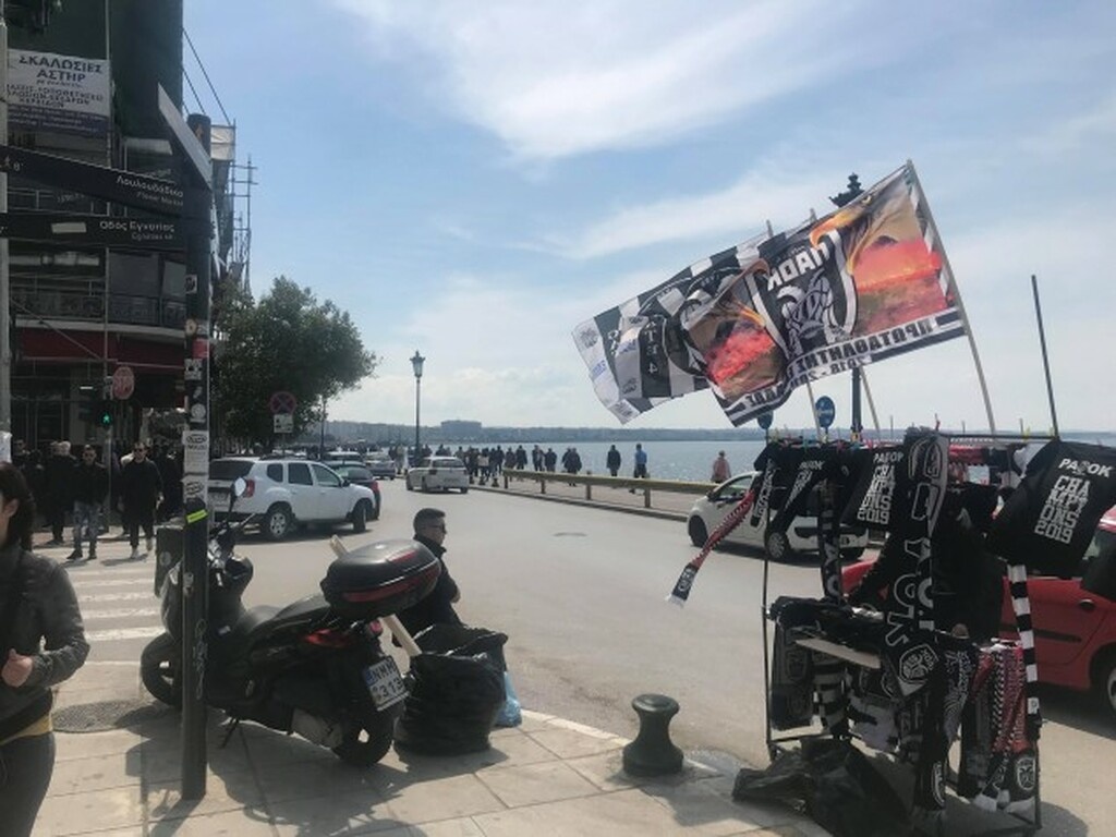 Τρέλα στη Θεσσαλονίκη με ΠΑΟΚ (photos)