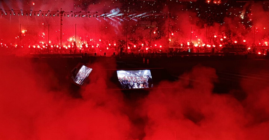 ΠΑΟΚ: Η φιέστα άρχισε με εντυπωσιακό pyroshow! (photos)