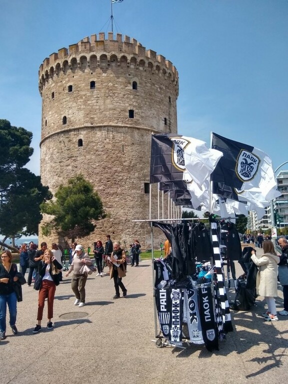 Τρέλα στη Θεσσαλονίκη με ΠΑΟΚ (photos)