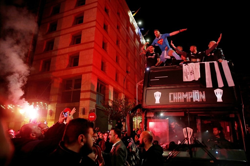 ΠΑΟΚ: Γλέντι πρωταθλητών μέχρι το πρωί (photos+video)
