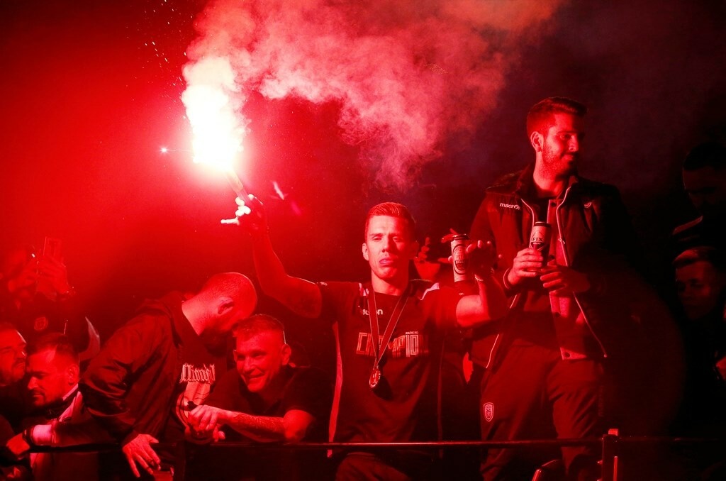 ΠΑΟΚ: Γλέντι πρωταθλητών μέχρι το πρωί (photos+video)