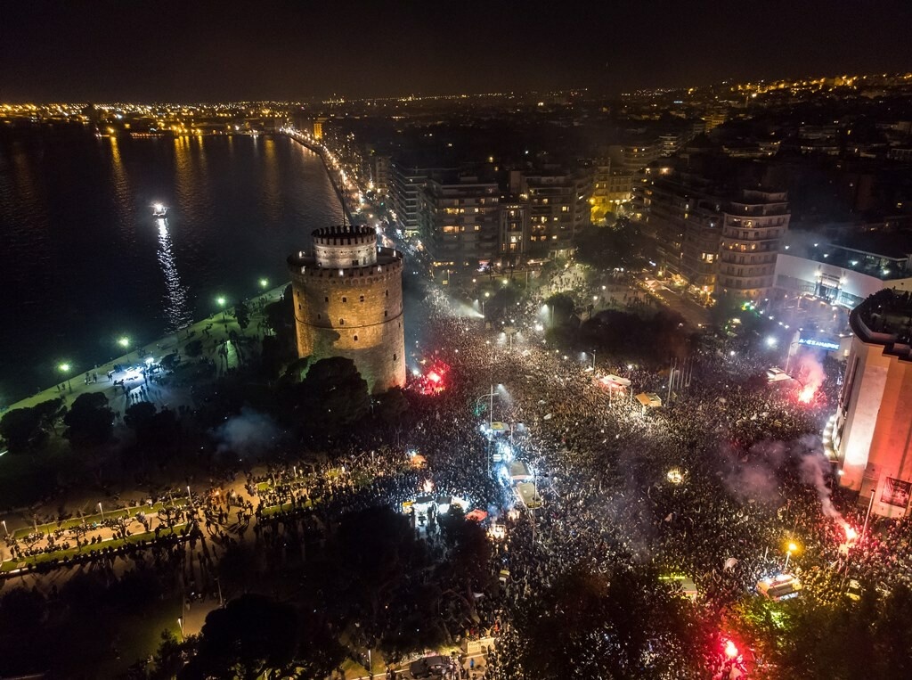 ΠΑΟΚ: Γλέντι πρωταθλητών μέχρι το πρωί (photos+video)