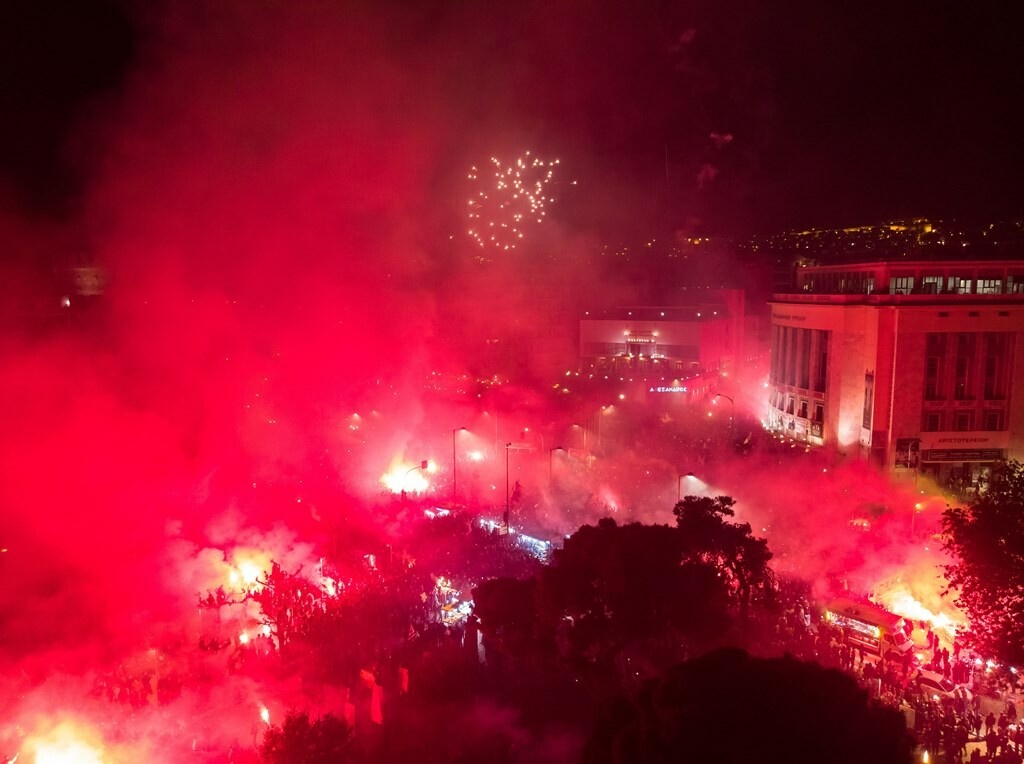 ΠΑΟΚ: Γλέντι πρωταθλητών μέχρι το πρωί (photos+video)