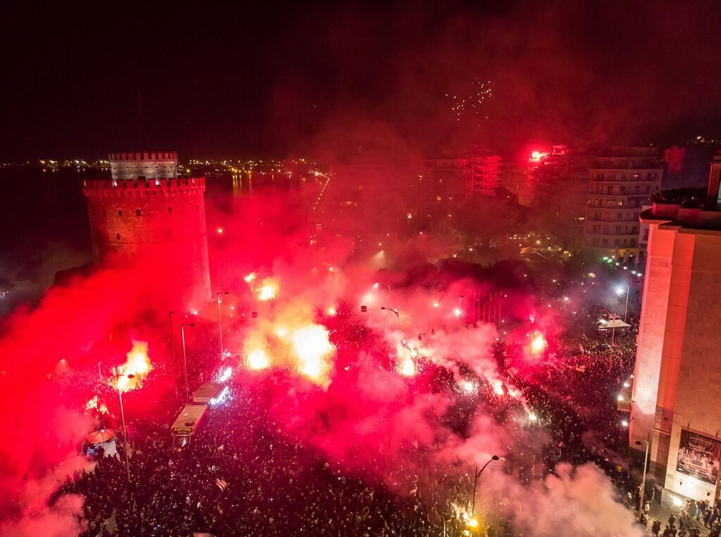 ΠΑΟΚ: Γλέντι πρωταθλητών μέχρι το πρωί (photos+video)