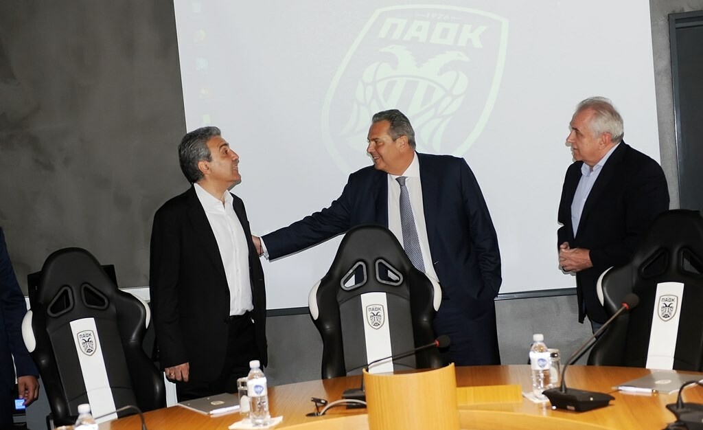 ΠΑΟΚ: Επίσκεψη Καμμένου στην Τούμπα (photos)