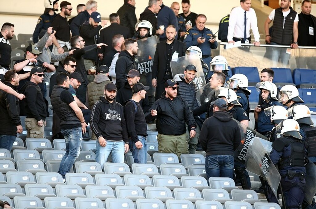 ΠΑΟΚ-ΑΕΚ: Τελικός Κυπέλλου με ΜΑΤ και συνθήματα (photos)