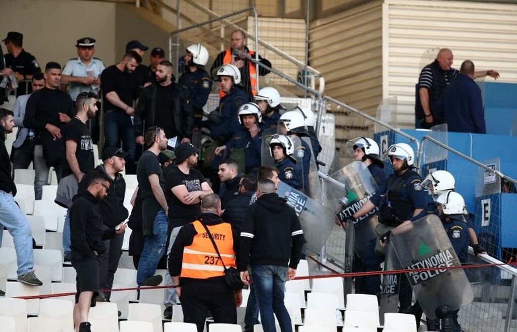 ΠΑΟΚ-ΑΕΚ: Τελικός Κυπέλλου με ΜΑΤ και συνθήματα (photos)