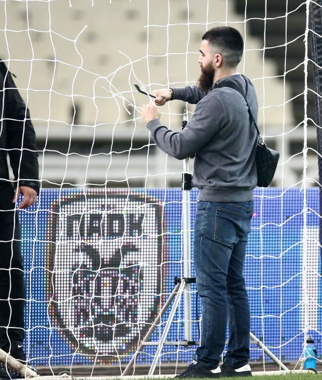 ΠΑΟΚ-ΑΕΚ: Πανηγύρισε με την ψυχή του ο Γ. Σαββίδης (photos)