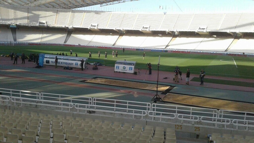 ΠΑΟΚ-ΑΕΚ: Τελικός Κυπέλλου με ΜΑΤ και συνθήματα (photos)