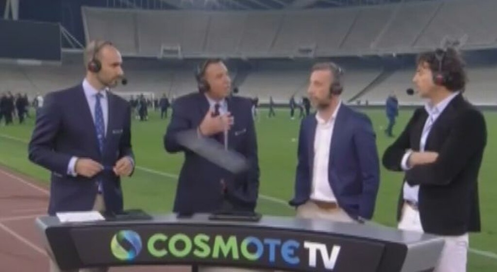 ΠΑΟΚ-ΑΕΚ: Μπουκάλι στον Κοπιτσή σε live μετάδοση (video+photos)