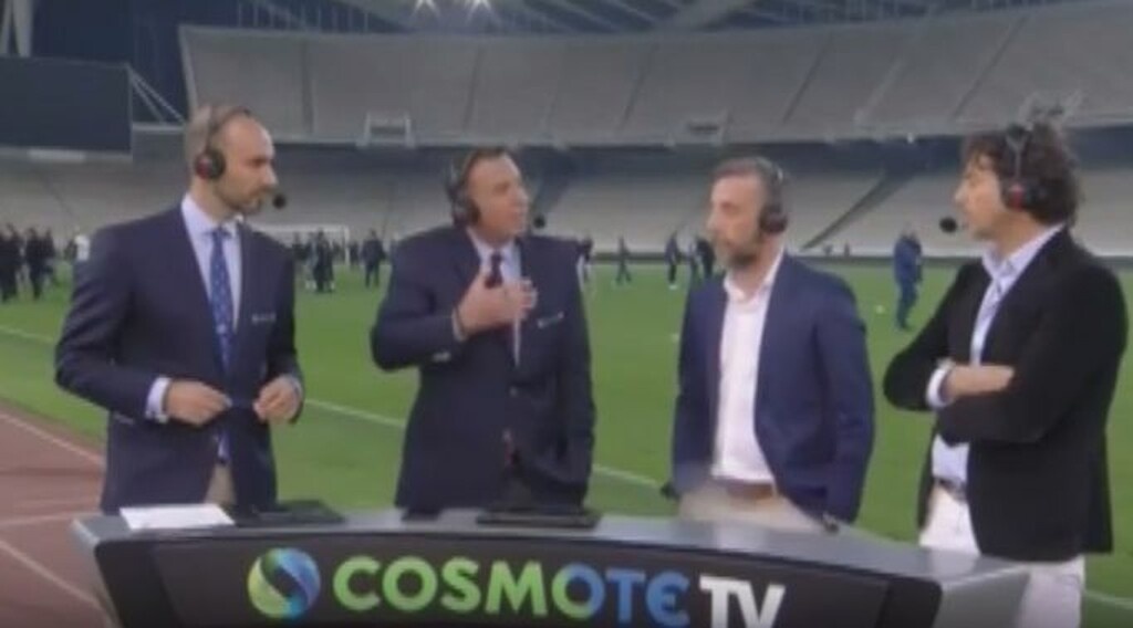 ΠΑΟΚ-ΑΕΚ: Μπουκάλι στον Κοπιτσή σε live μετάδοση (video+photos)