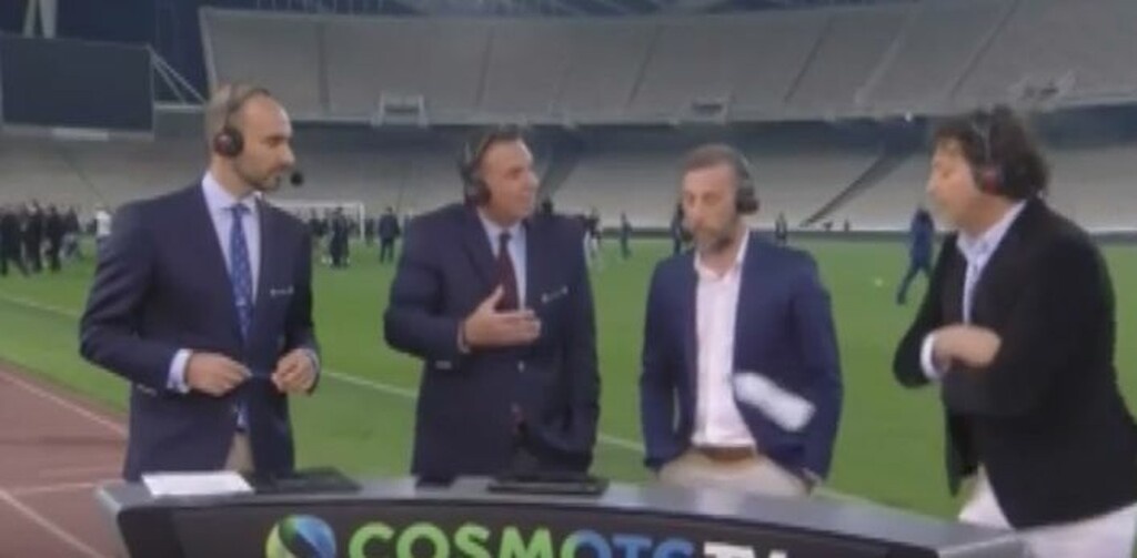 ΠΑΟΚ-ΑΕΚ: Μπουκάλι στον Κοπιτσή σε live μετάδοση (video+photos)