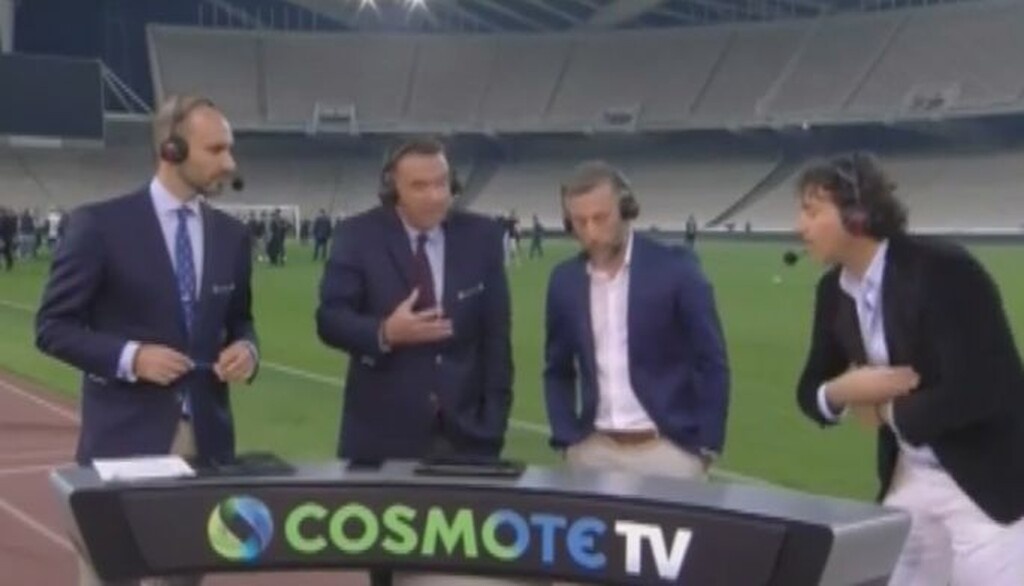 ΠΑΟΚ-ΑΕΚ: Μπουκάλι στον Κοπιτσή σε live μετάδοση (video+photos)