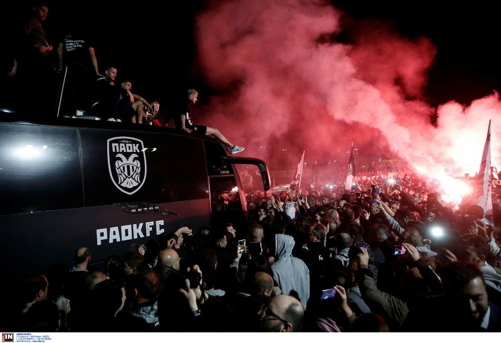 «Έπεσε» το «Μακεδονία»: Η αποθέωση του νταμπλούχου ΠΑΟΚ! (photos&videos)