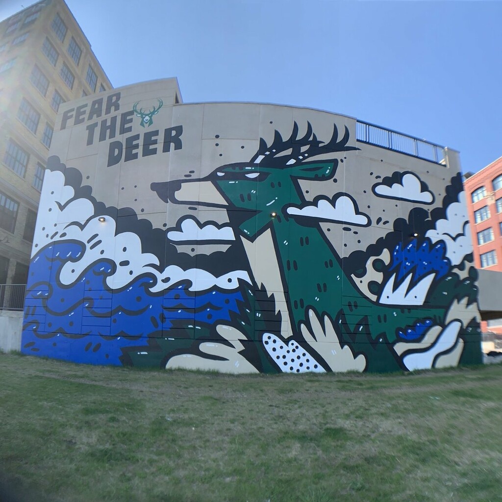 Το ΜΥΘΙΚΟ γκράφιτι για τους Μπακς του Αντετοκούνμπο! (photos)