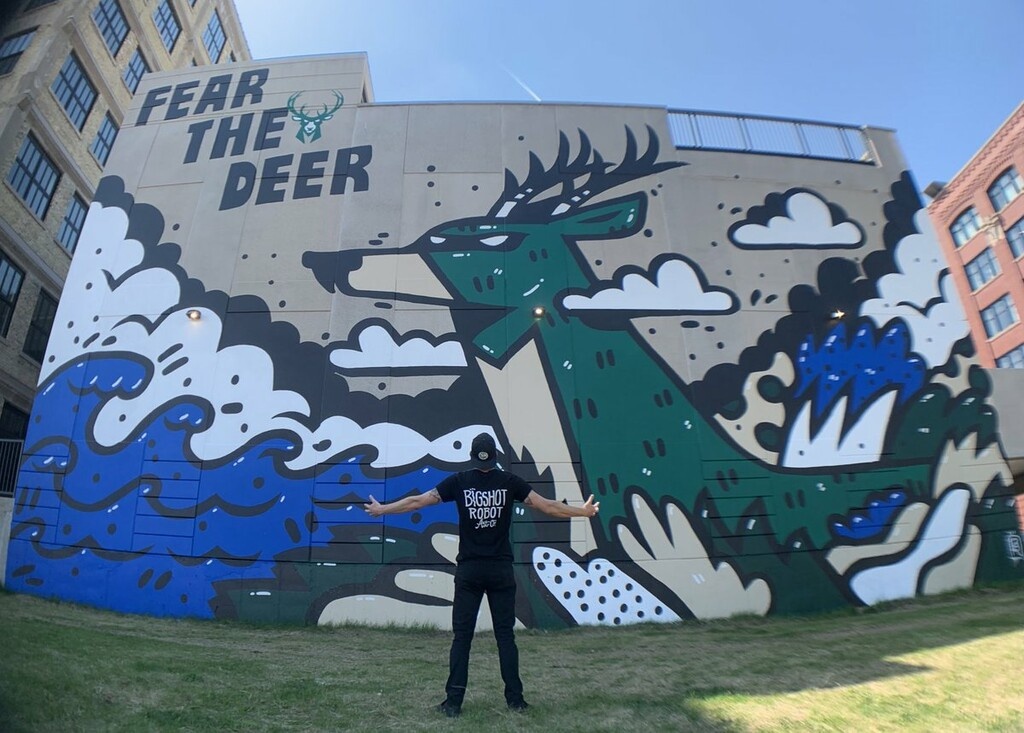 Το ΜΥΘΙΚΟ γκράφιτι για τους Μπακς του Αντετοκούνμπο! (photos)