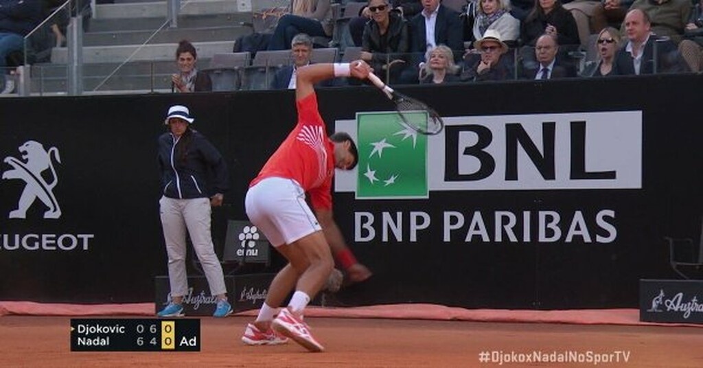 «Τρελάθηκε» και έσπασε τη ρακέτα ο Τζόκοβιτς (video+photos)