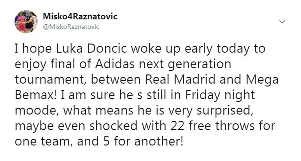 «Ελπίζω ο Ντόντσιτς να είναι και σήμερα σοκαρισμένος με τις βολές» (photo+video)