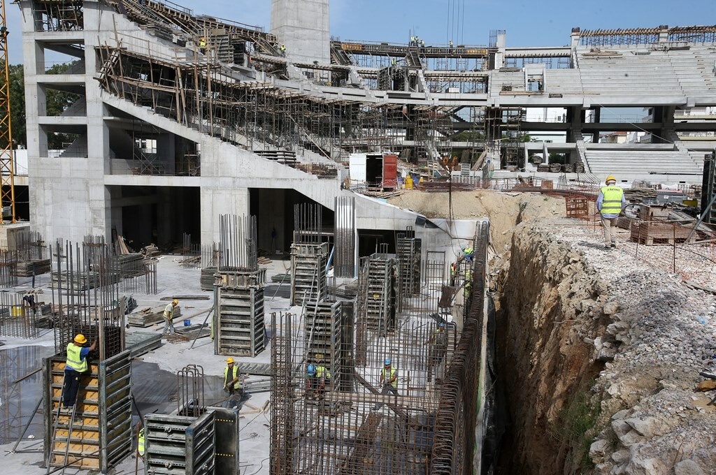 ΑΕΚ: Τέλη Αυγούστου ολοκληρώνεται ο σκελετός της «Αγιά Σοφιάς» (photos)
