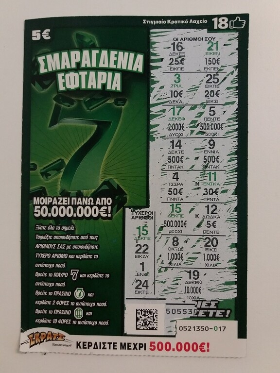 «Tρελάθηκε» η τύχη στην Κεφαλονιά – 500.000 ευρώ για έναν τυχερό στο ΣΚΡΑΤΣ