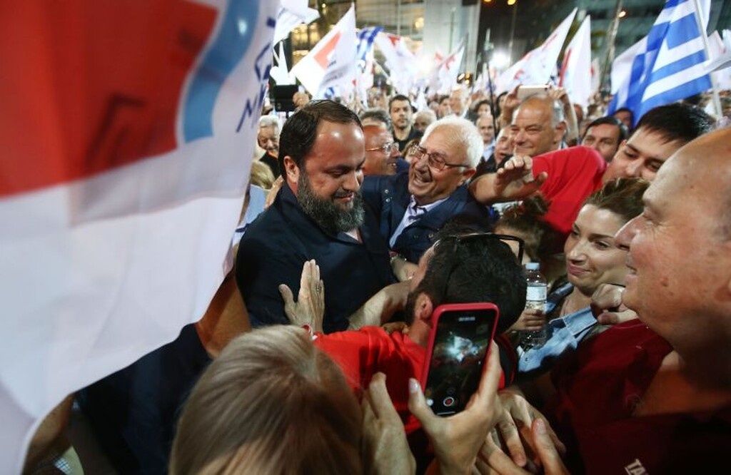 Ολυμπιακός: Στην κεντρική προεκλογική ομιλία Μώραλη στον Πειραιά ο Μαρινάκης (photos)