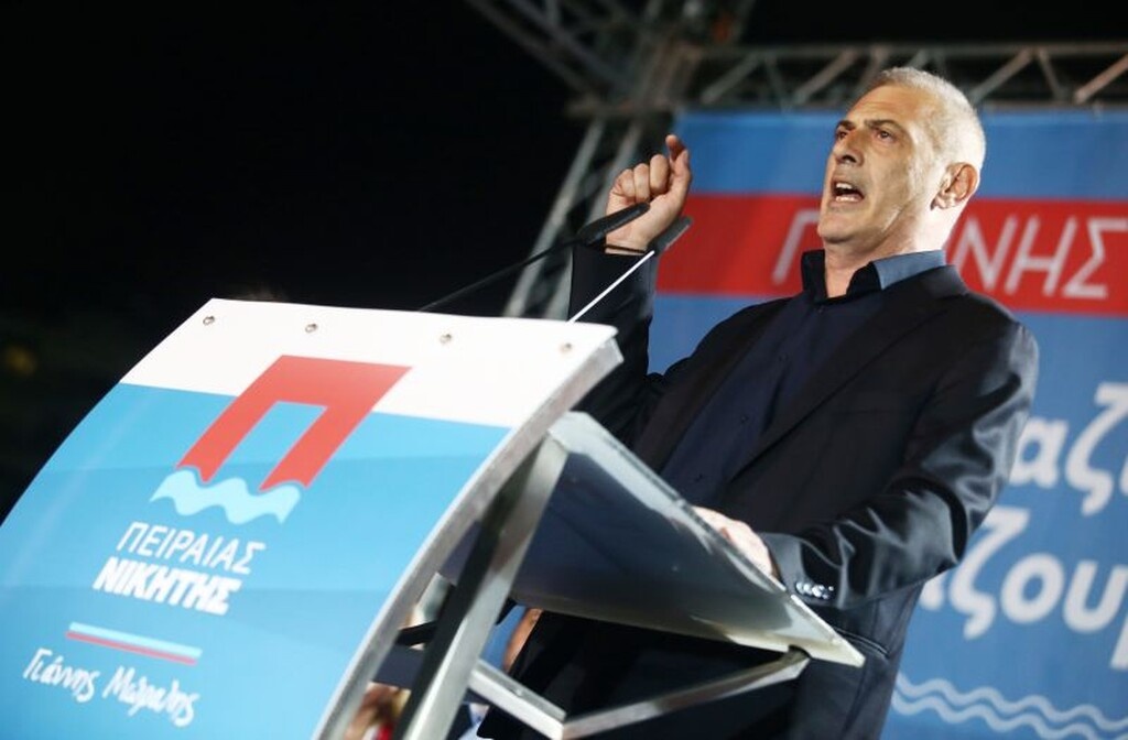 Ολυμπιακός: Στην κεντρική προεκλογική ομιλία Μώραλη στον Πειραιά ο Μαρινάκης (photos)