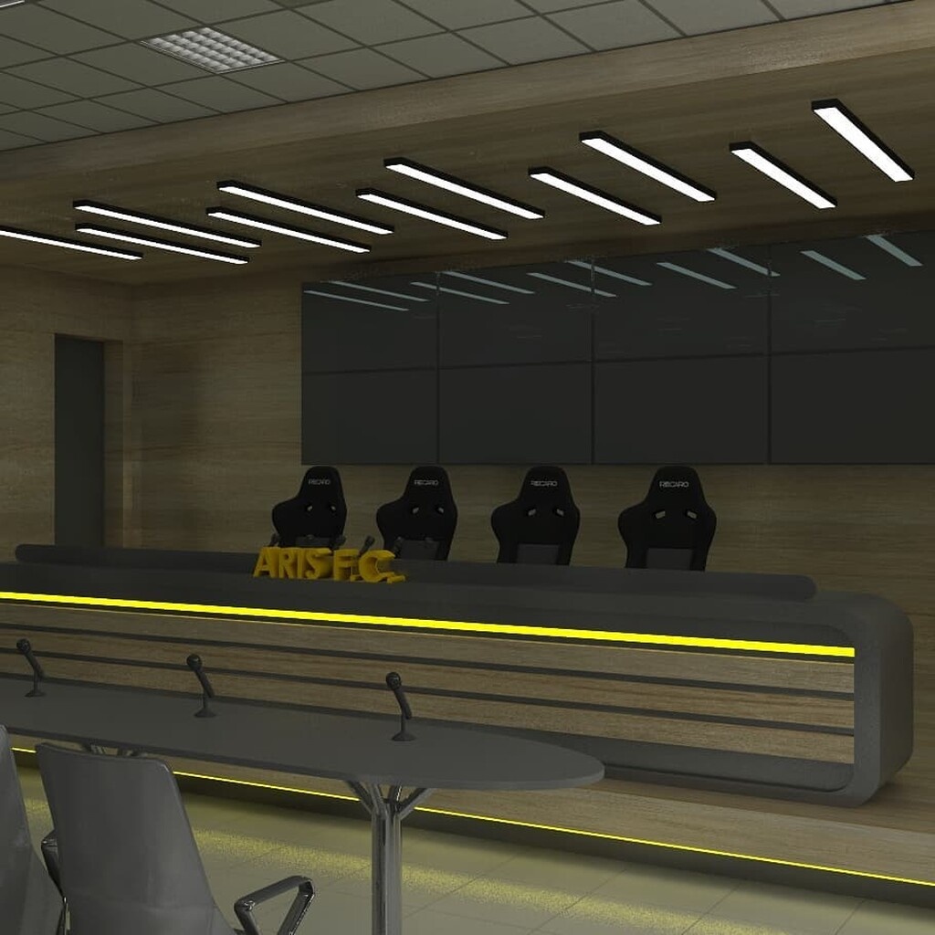 Άρης: Έτσι θα είναι η νέα αίθουσα Τύπου στο «Κλ. Βικελίδης» (photos)