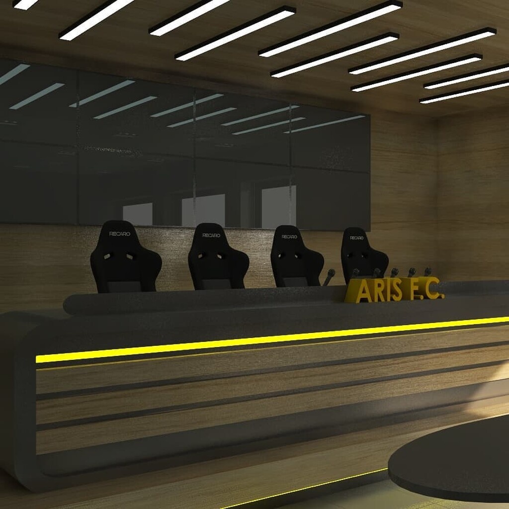 Άρης: Έτσι θα είναι η νέα αίθουσα Τύπου στο «Κλ. Βικελίδης» (photos)