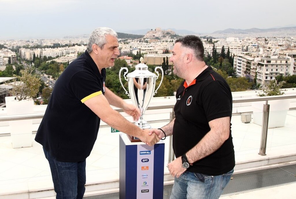 Basket League: Στιγμές από τη συνέντευξη Τύπου των ημιτελικών (photos)