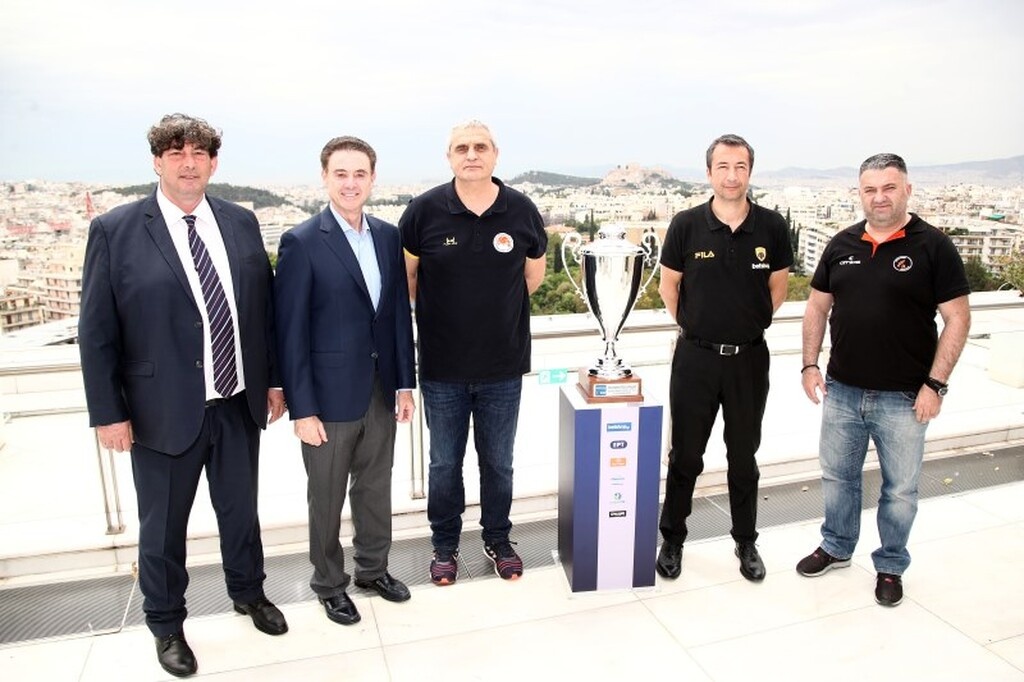 Basket League: Στιγμές από τη συνέντευξη Τύπου των ημιτελικών (photos)