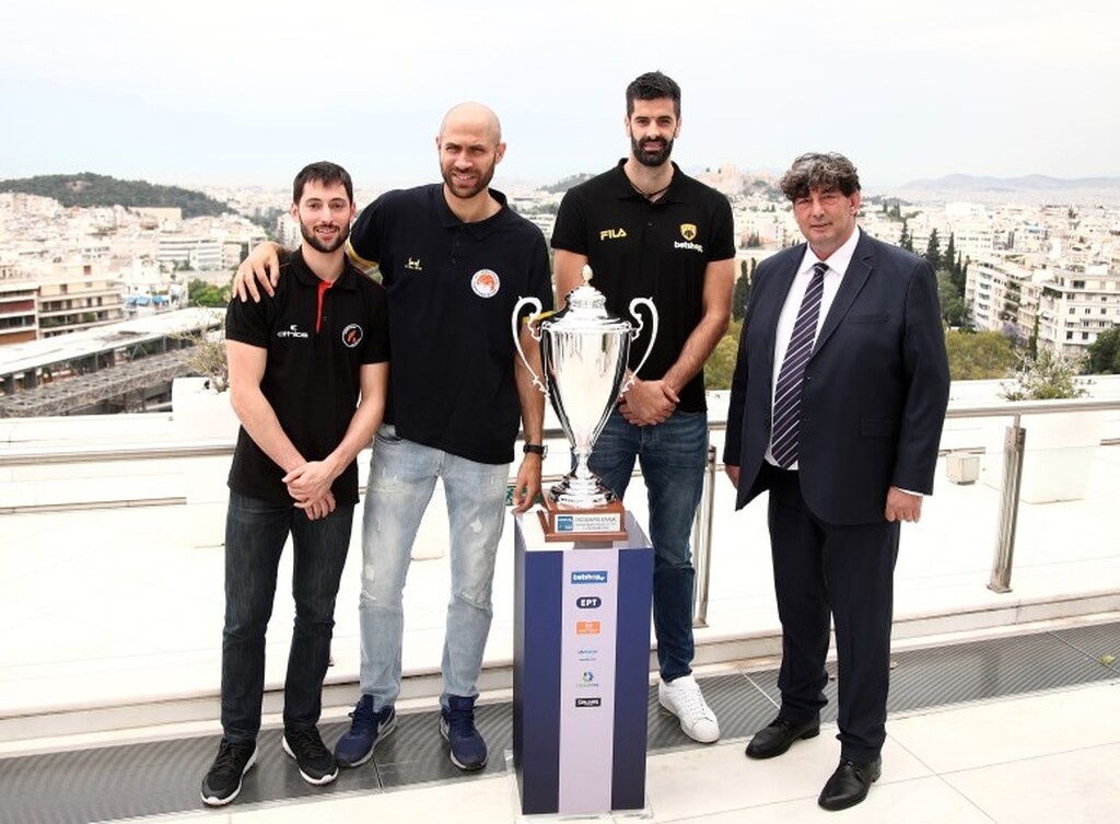 Basket League: Στιγμές από τη συνέντευξη Τύπου των ημιτελικών (photos)