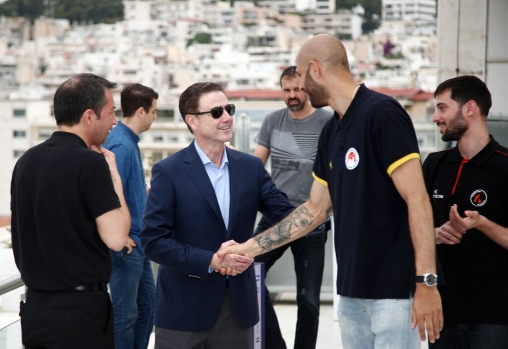 Basket League: Στιγμές από τη συνέντευξη Τύπου των ημιτελικών (photos)