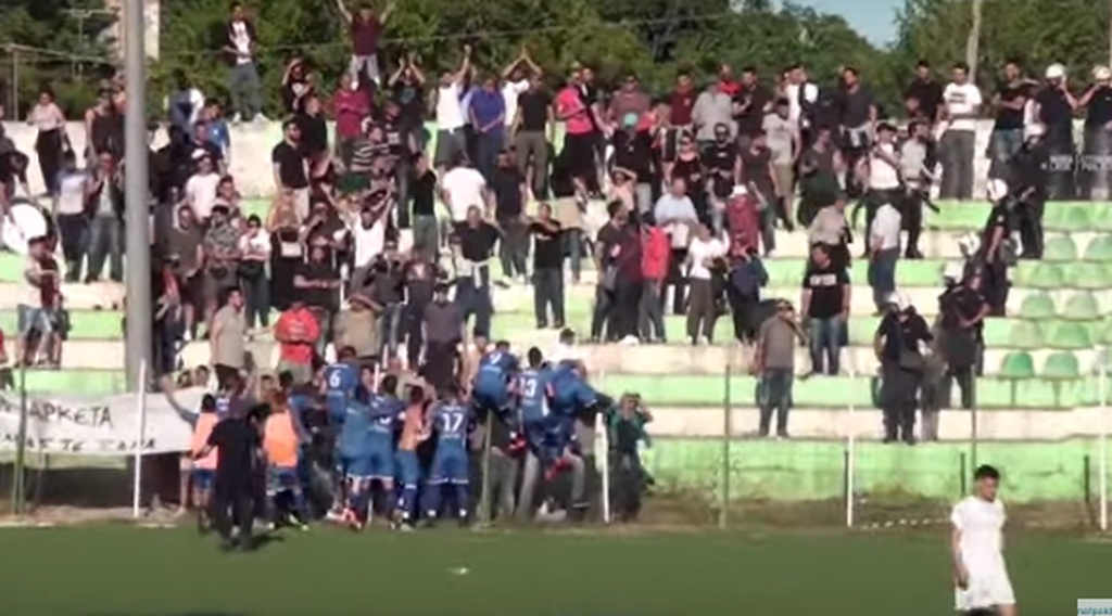Επεισόδια σε τοπικό αγώνα, έξι αστυνομικοί τραυματίες! (video)