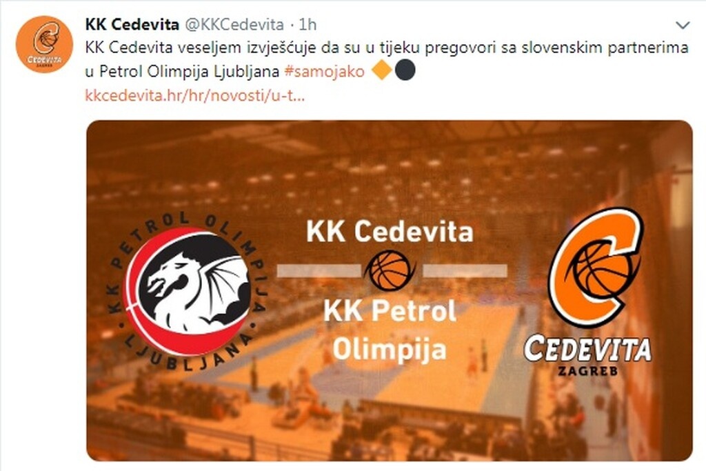 Οι διοικούντες την ομάδα απογοητευμένοι για τη μη στήριξη από την πόλη του Ζάγκρεμπ ανακοίνωσαν ότι είναι σε προχωρημένες διαπραγματεύσεις με την Ολίμπια Λιουμπλιάνας.