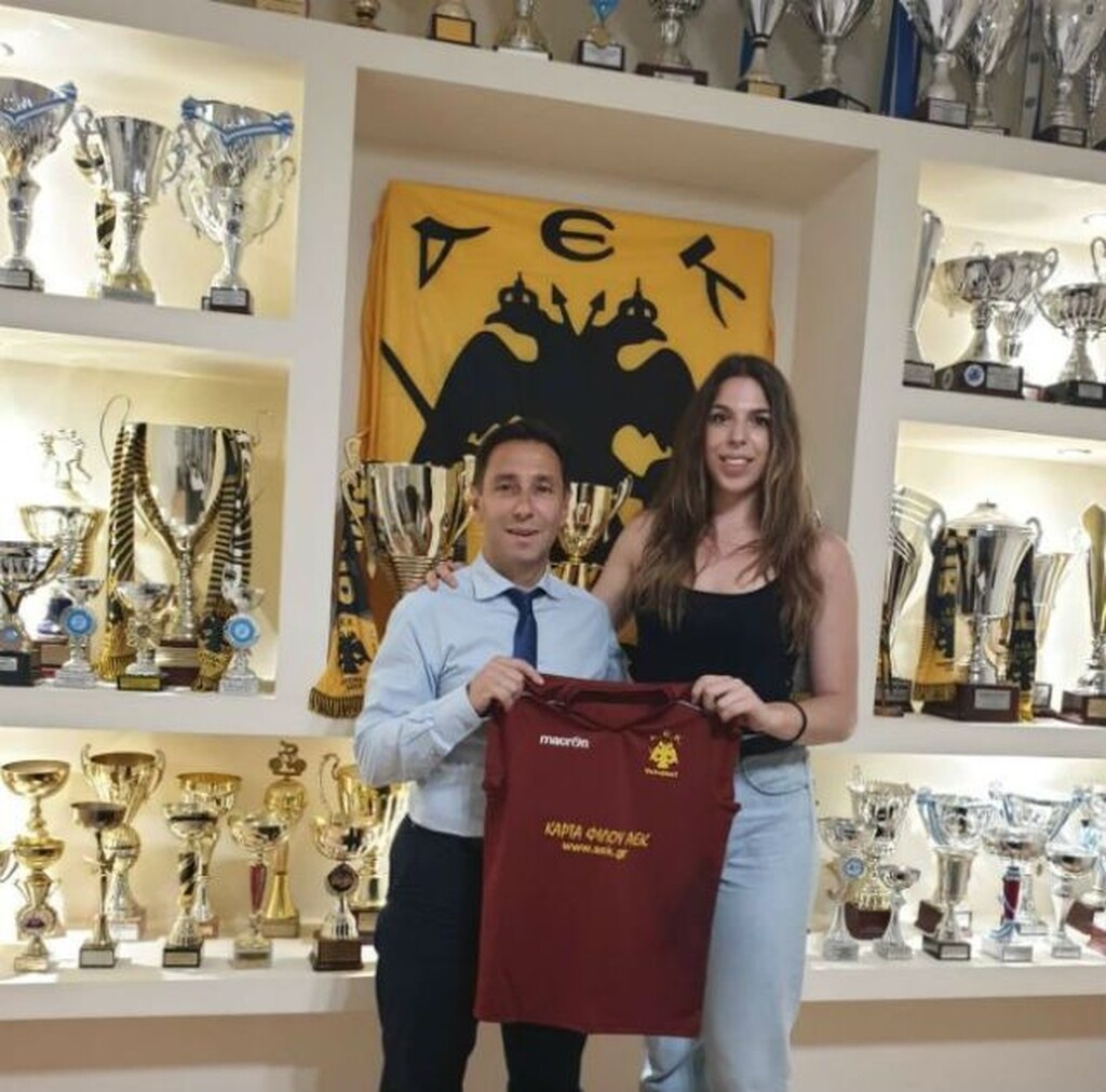 ΑΕΚ: Ανανέωσε η Αγγελική Καββαδία