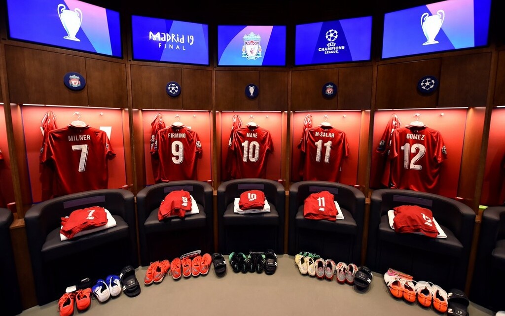 Τελικός Champions League 2019: Τα αποδυτήρια της Λίβερπουλ στη Μαδρίτη (photos)