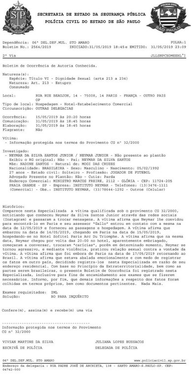 Σοκ! Κατηγορείται για βιασμό ο Νεϊμάρ