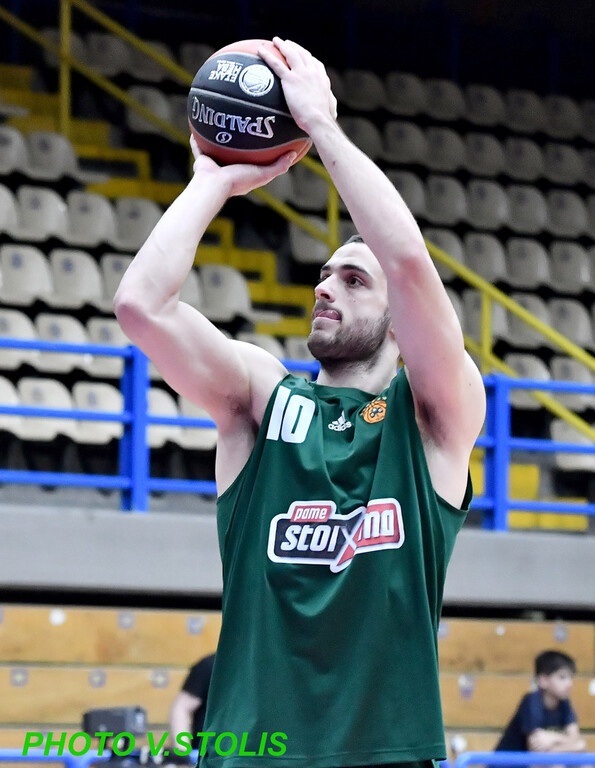 Περιστέρι-Παναθηναϊκός ΟΠΑΠ: Ζεσταίνονται για το τζάμπολ οι δυο ομάδες (photos)